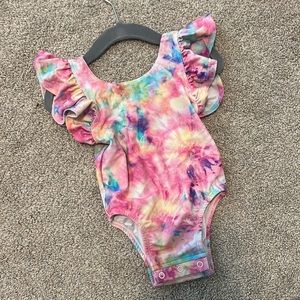 18-24M | Baby girl posh peanut swimsuit tie-dye
